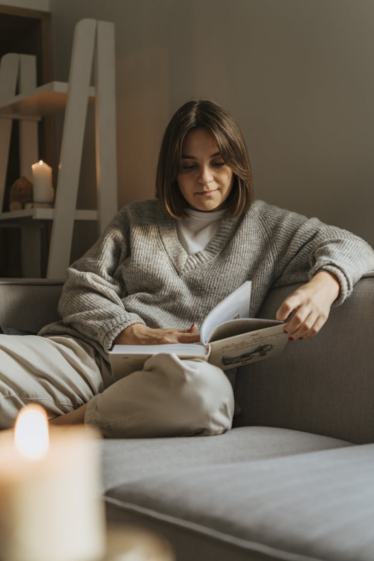 A Woman Reading a Book